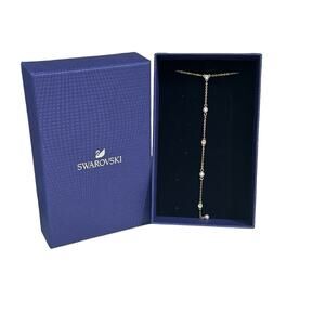 Swarovski No Regrets Y Necklace, Multi-colored, Gold-tone plated